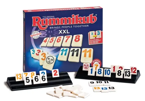 Piatnik Rummikub XXL / Logická hra / Délka hry: 20 minut / Počet hráčů: 2-4 / od 7 let