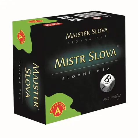 Pexi Hra mistr slova na cesty / doba hry: 60 min. / počet hráčů: 2-10 / od 8 let