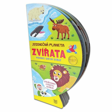 Pexi Knížka rozkládací glóbus - Zvířata / od 6 let