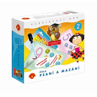 Pexi Psaní a mazání 2 čísla / doba hry: 10-20 min. / počet hráčů: 1 / od 5 let