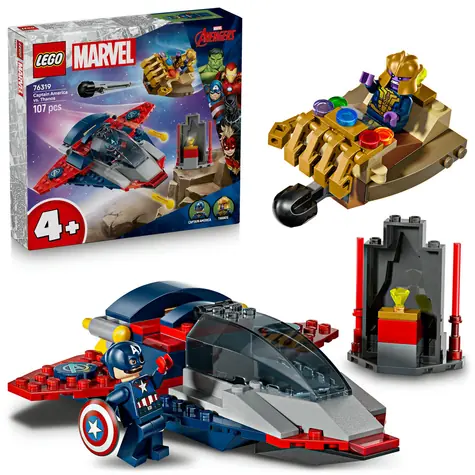 LEGO® Marvel 76319 Kapitán Amerika vs. Thanos / Počet dílků: 107 / od 4 let