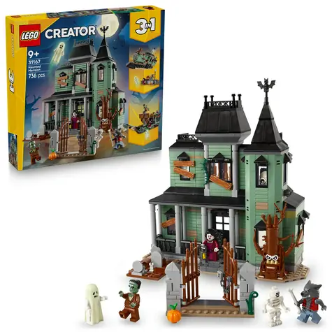LEGO® Creator 3 v 1 31167 Strašidelný dům / Počet dílků: 736 / od 9 let
