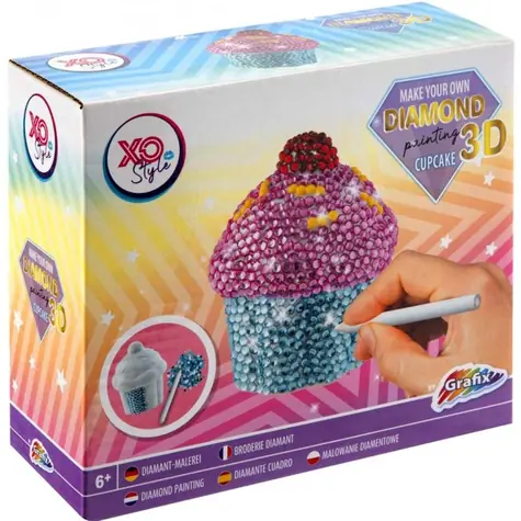 GRAFIX Diamantové malování 3D Dortík / od 6 let