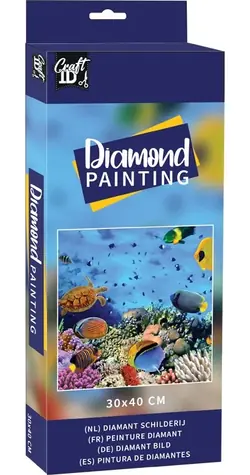 GRAFIX Diamantové malování Oceán / 30x40 cm