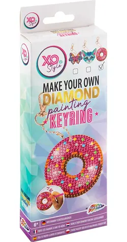 GRAFIX Diamantové malování Přívěsek Donut / od 6 let