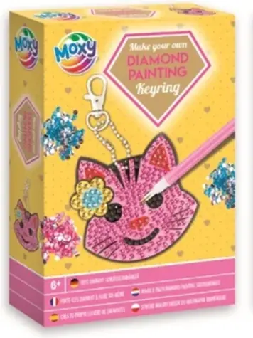 GRAFIX Diamantové malování Přívěsek Kočka / od 6 let