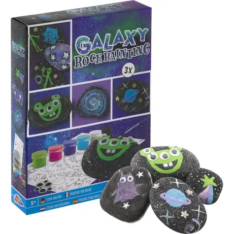 GRAFIX Malování na kamínky: Galaxy / od 5 let