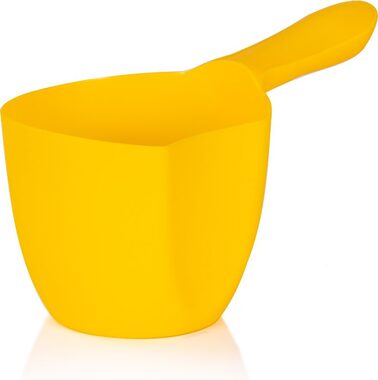 CHIPOLINO Oplachovací kelímek do koupele Little Fish žlutá