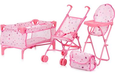 CHIPOLINO Sada pro panenky 3v1 Trixy Stars / od 3 let