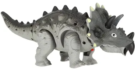 KIK Chodící Dinosaurus Triceratops se světly a zvuky / od 3 let