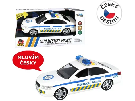 MaDe 07513 - Auto Městská policie CZ design s českým hlasem