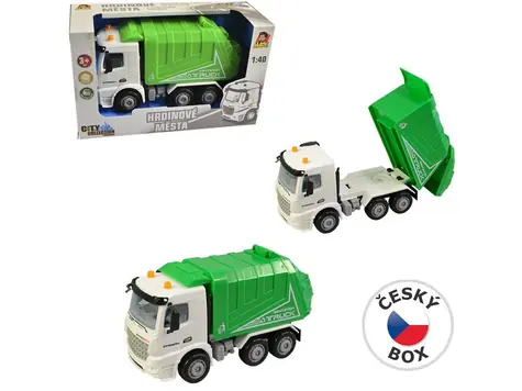 MaDe 08124 - Auto popelářské na setrvačník, 16 cm