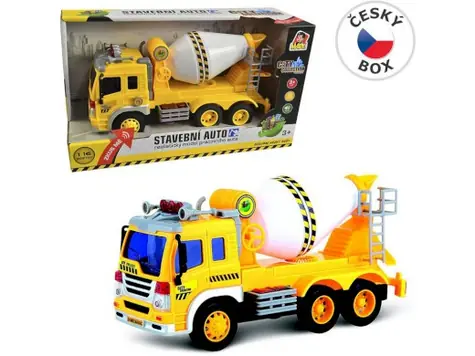 MaDe 12580 - Auto stavební na baterie, míchačka