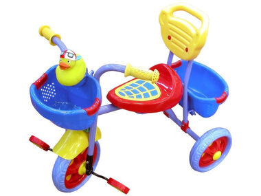 MaDe 93217 - Tříkolka s kachničkou, barevná