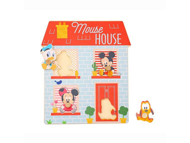 MaDe 12310 - Mickey puzzle tvary, 24,5 x 30 x 2,3 cm