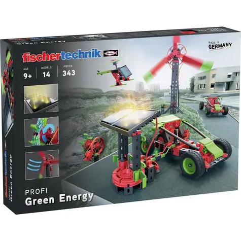 Fischertechnik Profi Stavebnice: Green energy / 343 dílků / 14 modelů / od 9 let