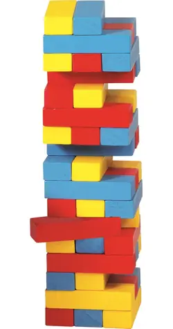GOKI Balanční hra dřevěná věž Jenga / od 4 let