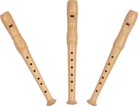 GOKI Dětská dřevěná flétna 20 cm přírodní / od 5 let