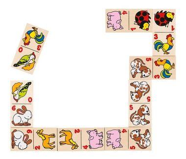 GOKI Domino Domácí zvířátka / od 3 let