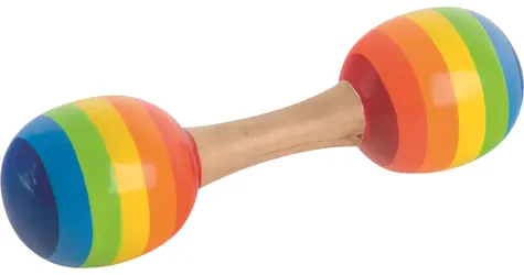 GOKI Double Maracas - 2 ks / od 3 let