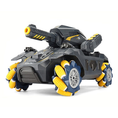 QST RC tank water bomb / dálkový ovladač / 1:16 / žlutá / od 8 let