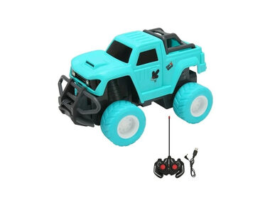 QST RC auto offroad / dálkový ovladač /  500 mAh / modrá / od 6 let