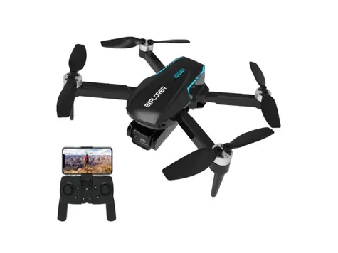 QST DRON Kvadrokoptéra s GPS / 1600 mAh / černá / od 14 let 