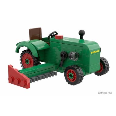 BRIXIES Plus 222.704 Fendt Dieselross F28 Classic Club Collection - historický traktor s žací lištou, 1:32