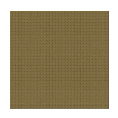 BRIXIES Plus 225.022 Základní podložka na stavění - tmavě hnědá 25,5 x 25,5 cm