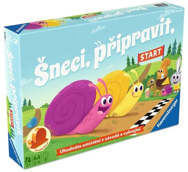 Ravensburger Šneci, připravit, START! / od 3 let