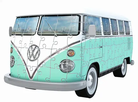 Ravensburger 3D Puzzle Iconics: VW Autobus / 162 dílků / od: 8 let