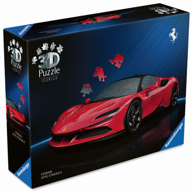 Ravensburger 3D Puzzle Iconics: Ferrari SF90 Stradale / 108 dílků / od: 8 let
