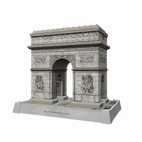Ravensburger 3D Puzzle Iconics: Vítězný oblouk (Noční edice) / 216 dílků / od: 8 let