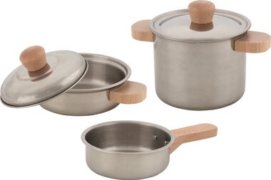 GOKI Hrnce do kuchyňky 3ks / od 2 let