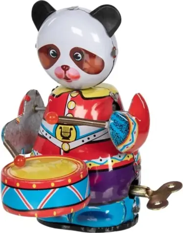 GOKI Natahovací kovová panda / od 3 let