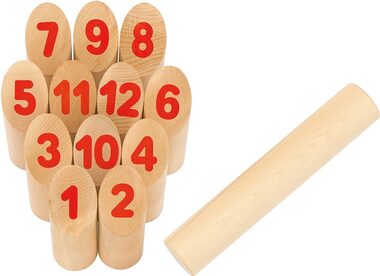 GOKI Vikingská hra Kubb Čísla / od 5 let