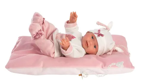 Llorens 26312 NEW BORN HOLČIČKA - realistická panenka miminko s celovinylovým tělem - 26 cm / od 3 let