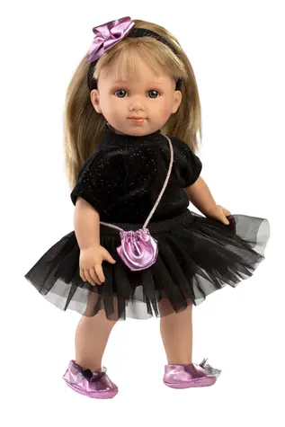 Llorens 53553 ELENA - realistická panenka s měkkým látkovým tělem - 35 cm / od 3 let