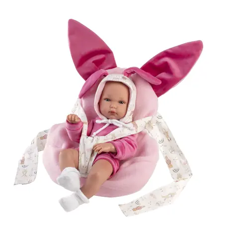 Llorens 63506 NEW BORN HOLČIČKA - realistická panenka miminko s celovinylovým tělem - 35 cm / od 3 let