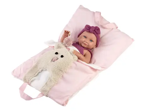 Llorens 73812 NEW BORN HOLČIČKA - realistická panenka miminko s celovinylovým tělem - 40 cm / od 3 let