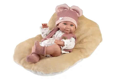 Llorens 73816 NEW BORN HOLČIČKA - realistická panenka miminko s celovinylovým tělem - 40 cm / od 3 let
