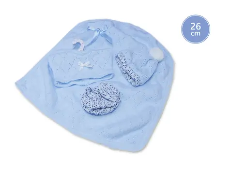Llorens M26-293 obleček pro panenku miminko NEW BORN velikosti 26 cm / od 3 let