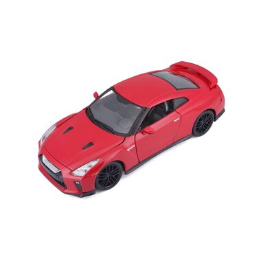 Bburago Plus Nissan GT-R Red / měřítko 1:24