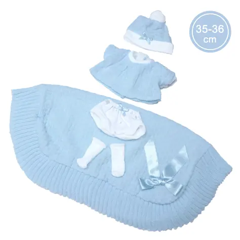 Llorens M635-61 obleček pro panenku miminko NEW BORN velikosti 35-36 cm / od 3 let