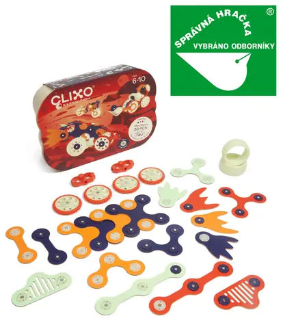 CLIXO Mars Rovers Magnetická stavebnice / 30ks / od 6 let