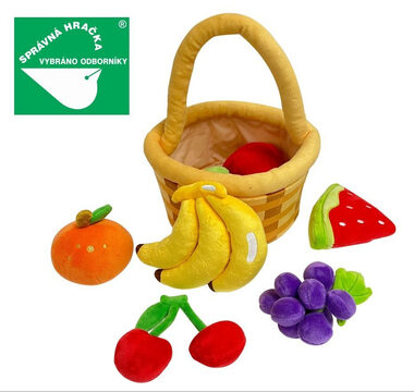 Magic Baby Ovoce v košíku / plyšová hračka / od 2 let
