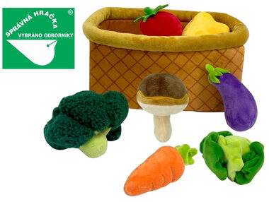 Magic Baby Zelenina v košíku / plyšová hračka / od 2 let