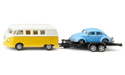 SIKU Super - VW 11 s tahačem a Beetlem