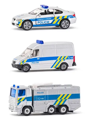 SIKU česká verze - set policejní sada 3 aut