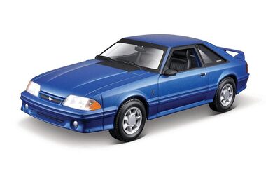 Maisto - ASSEMBLY LINE 1993 Ford Mustang SVT Cobra, metal modrá, 1:24